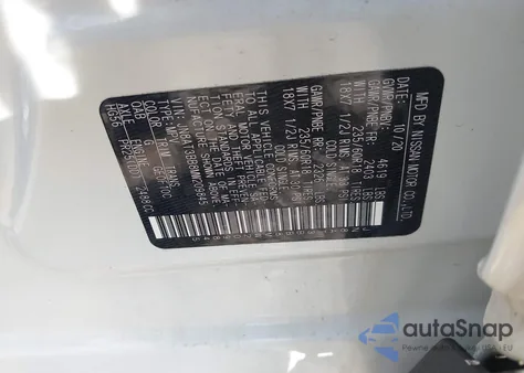 2021 Nissan Rogue Sv Intelligent Awd из США, поврежденный, VIN JN8AT3BB8MW209845